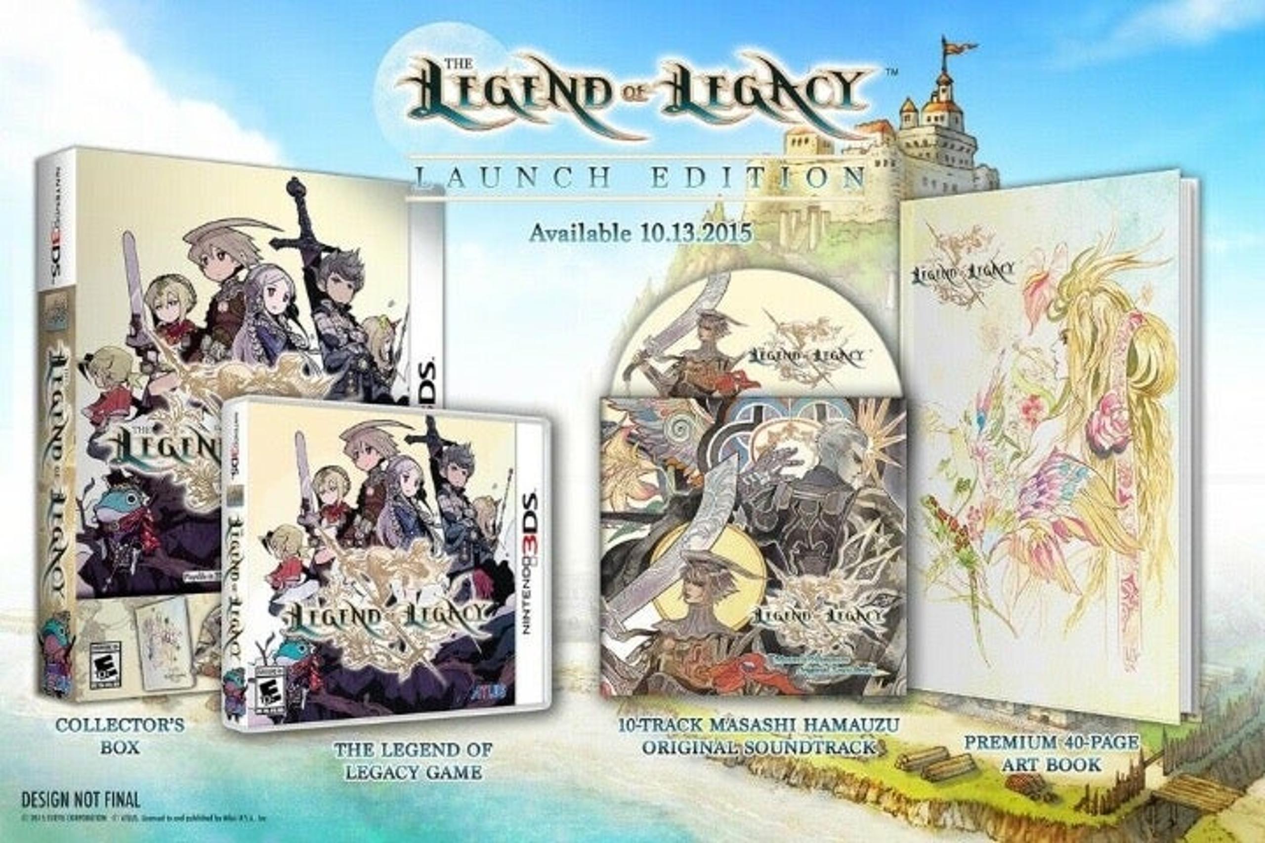 Nintendo / Atlus 2016 The Legend Of Legacy Launch Edition