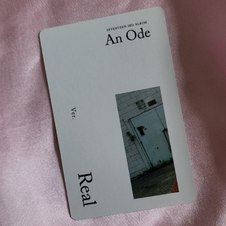 Seventeen An Ode Real - detail
