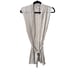 ZARA Metallic Ribbed Belted Knit Cardigan Grey Small