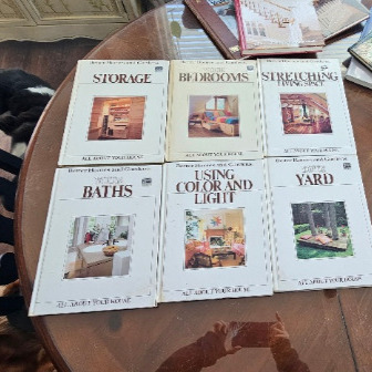 6 Vintage Better Homes and Gardens Home Improvement Hardback Books
