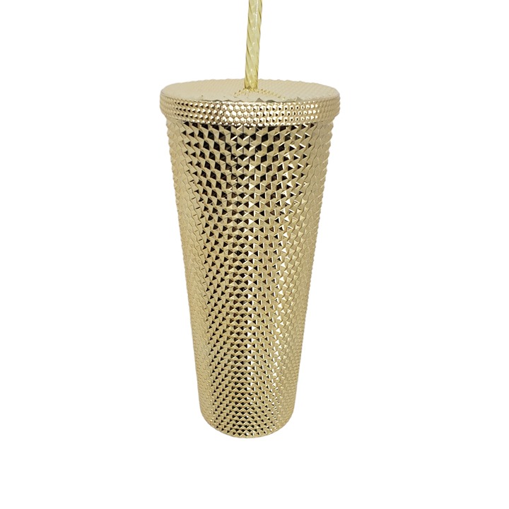 Starbucks Gold Studded 24 Ounce Tumbler New With Tags Winter Holiday Edition