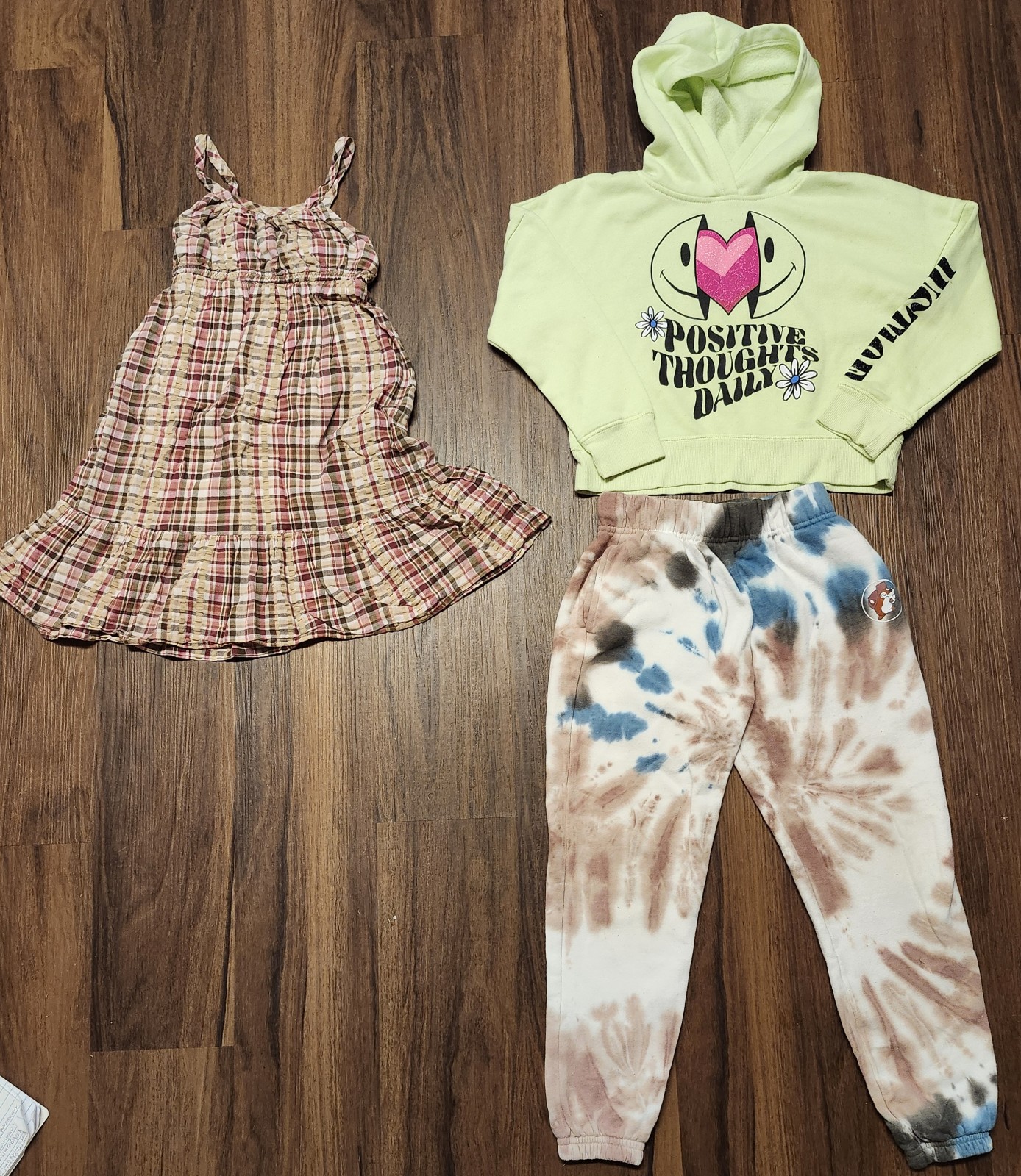 Little Girls XS (4/5 & 5/6) Lot - Dress, Hoodie, & Sweatpants