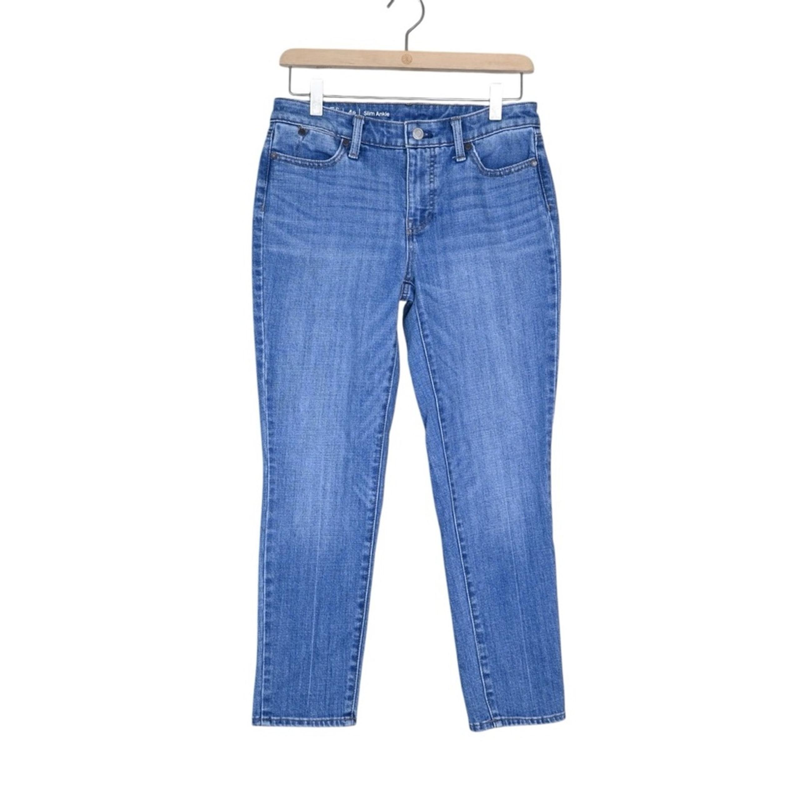 Talbots Womens 4 Petite Flawless Slim Ankle Jean