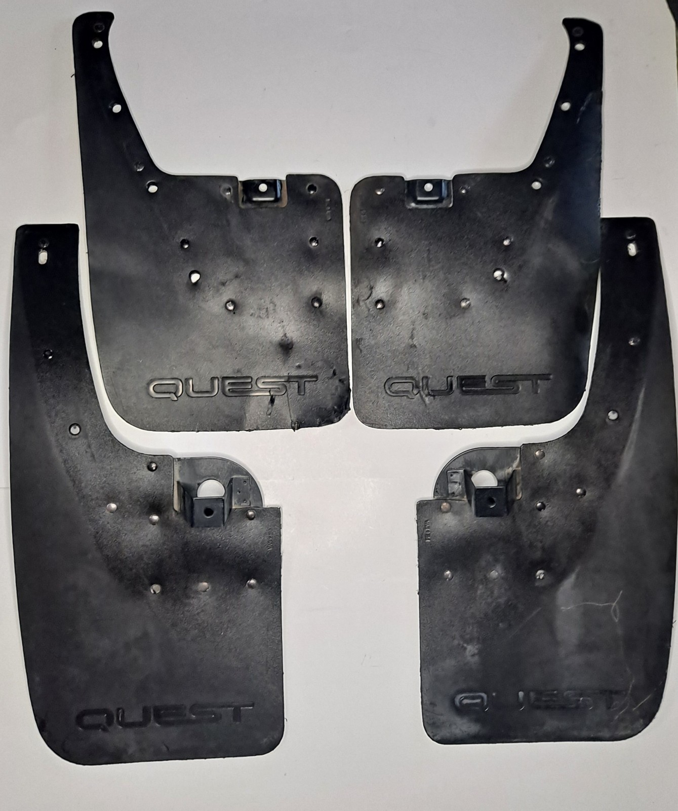 RARE OEM 93 94 95 96 97 98 Nissan Quest Mudflap Splash Mud Guard FULL SET