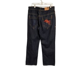 rocawear zipper closure straight leg jeans