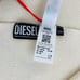 【Brand New】DIESEL Diesel Ribbed Knit Scarf Stole White