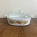 Vintage Corning Ware Spice Of Life La Marjolaine 2 Qt Casserole Dish with Lid