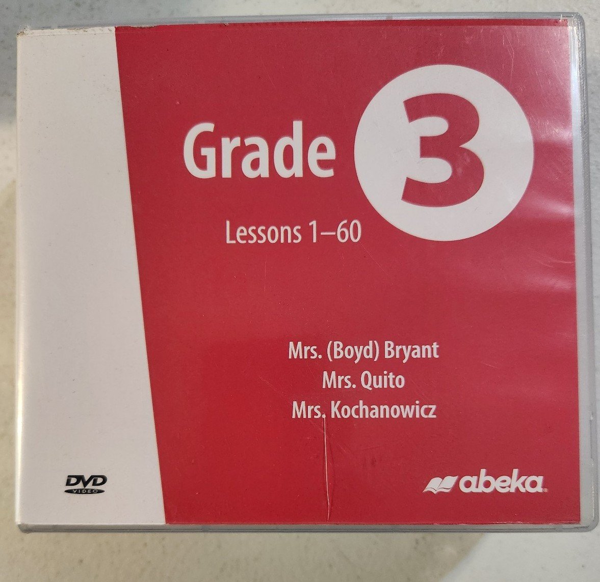 Abeka Grade 3 Lessons 1-60 DVD Set