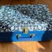 Crosley CR6249A-FM1 Keepsake Turntable Vinyl Record Player Blue TESTED