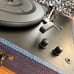 Crosley CR6249A-FM1 Keepsake Turntable Vinyl Record Player Blue TESTED