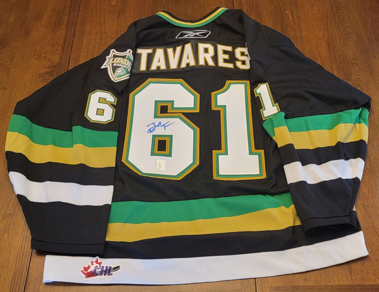 John Tavares Autographed London Knights Jersey Toronto Maple Leafs