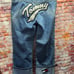Vintage 1990s Tommy Hilfiger Logo Chenille Spell out Cuffed Denim Jeans