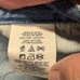 Vintage 1990s Tommy Hilfiger Logo Chenille Spell out Cuffed Denim Jeans