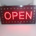 Red Open Sign