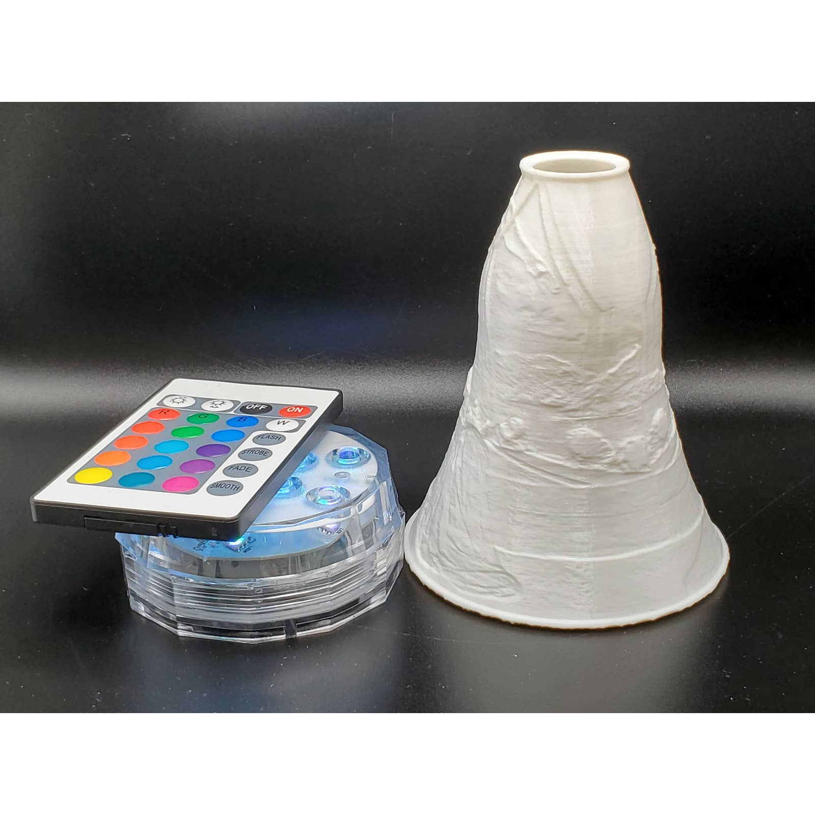 3D Printed Lithophane Holy Jesus 4.5 Bell Lamp Multicolor LED Lantern Light