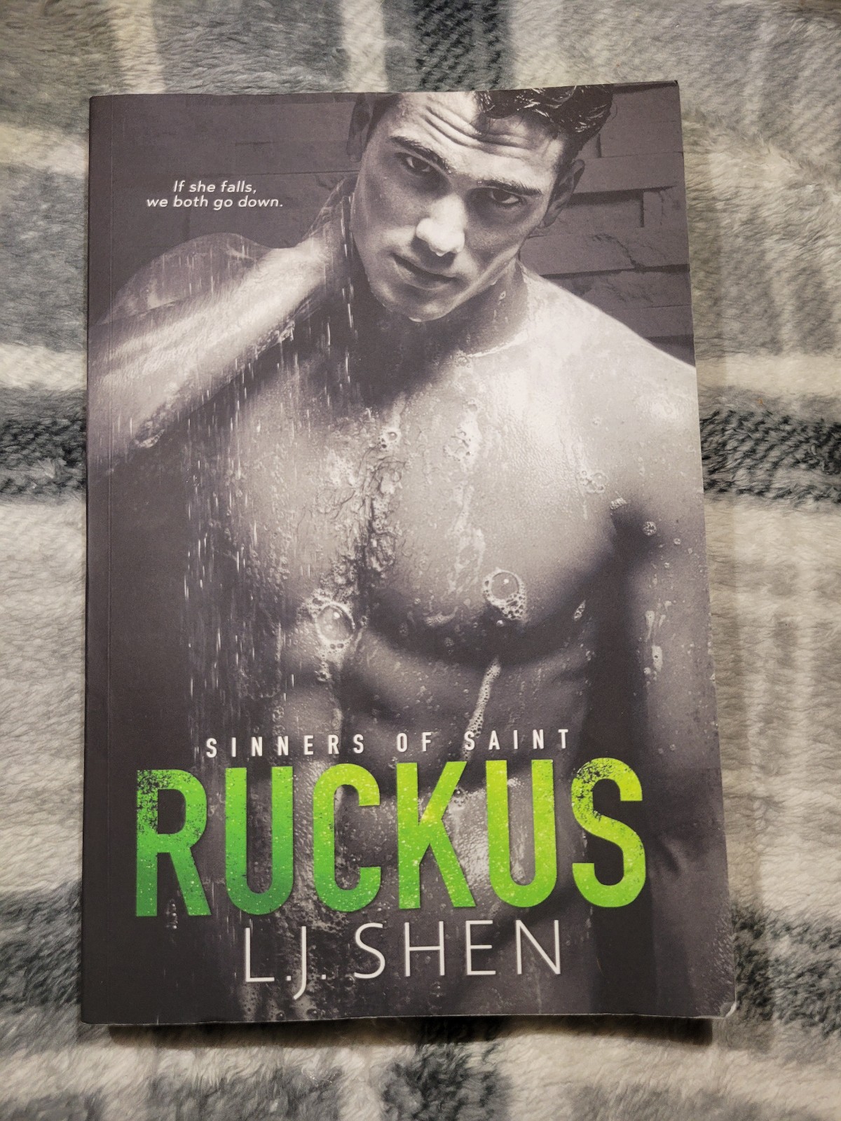 Ruckus by LJ Shen signed oop
