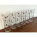 Libbey Safedge Glassware Atomic Galaxy Starburst Collins Glasses Set Of 8 MCM 7”
