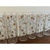 Libbey Safedge Glassware Atomic Galaxy Starburst Collins Glasses Set Of 8 MCM 7”