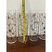 Libbey Safedge Glassware Atomic Galaxy Starburst Collins Glasses Set Of 8 MCM 7”