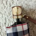 Polo Ralph Lauren Check Pattern Folding Umbrella with Polo Bear