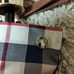 Polo Ralph Lauren Check Pattern Folding Umbrella with Polo Bear