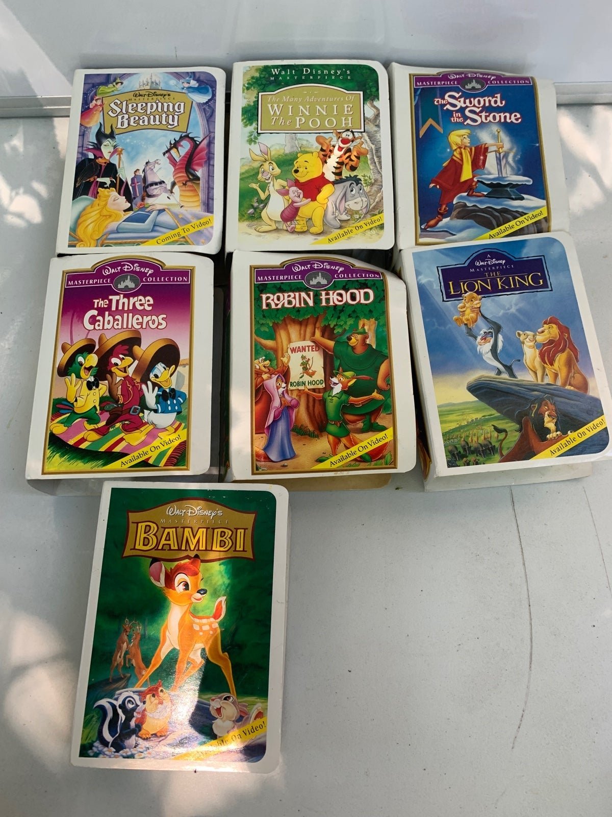 McDonalds 1995-96 Walt Disney Masterpiece Collection Toys