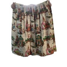 Vintage Peter Rabbit Pleated Lined Curtain Panels X2 54 Wide X 42 Long Rare