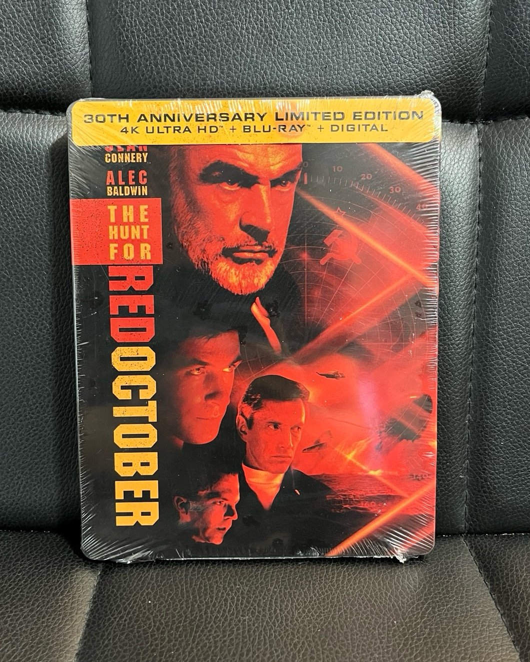 The Hunt for Red October 30th Anniversary Steelbook 4K Blu-ray RARE OOP SEALED