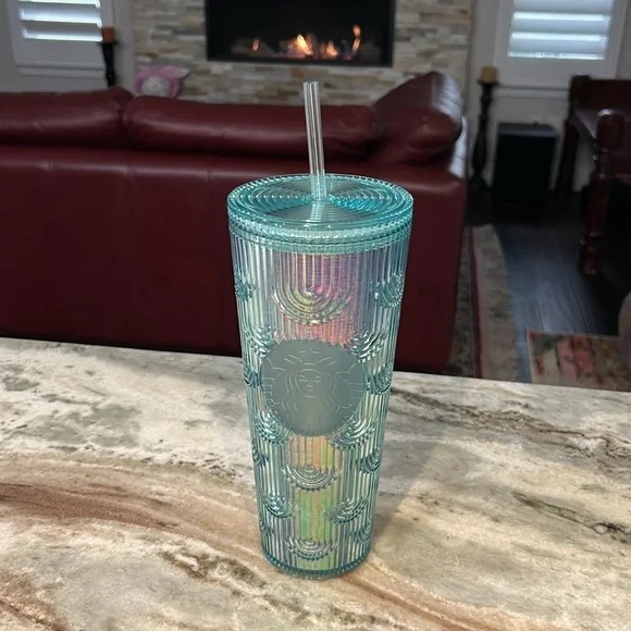 NEW ~ STARBUCKS MERMAID SCALES VENTI 24 oz TUMBLER