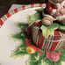 New Fitz & Floyd Bear Large Christmas Chips & Dip Platter