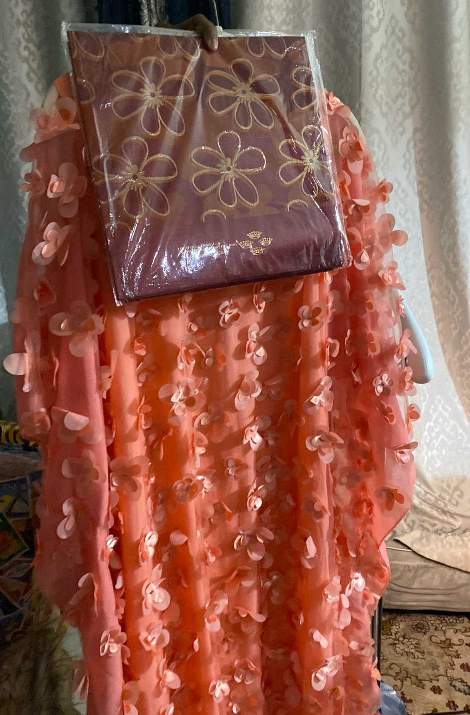 African free flowing flower dress