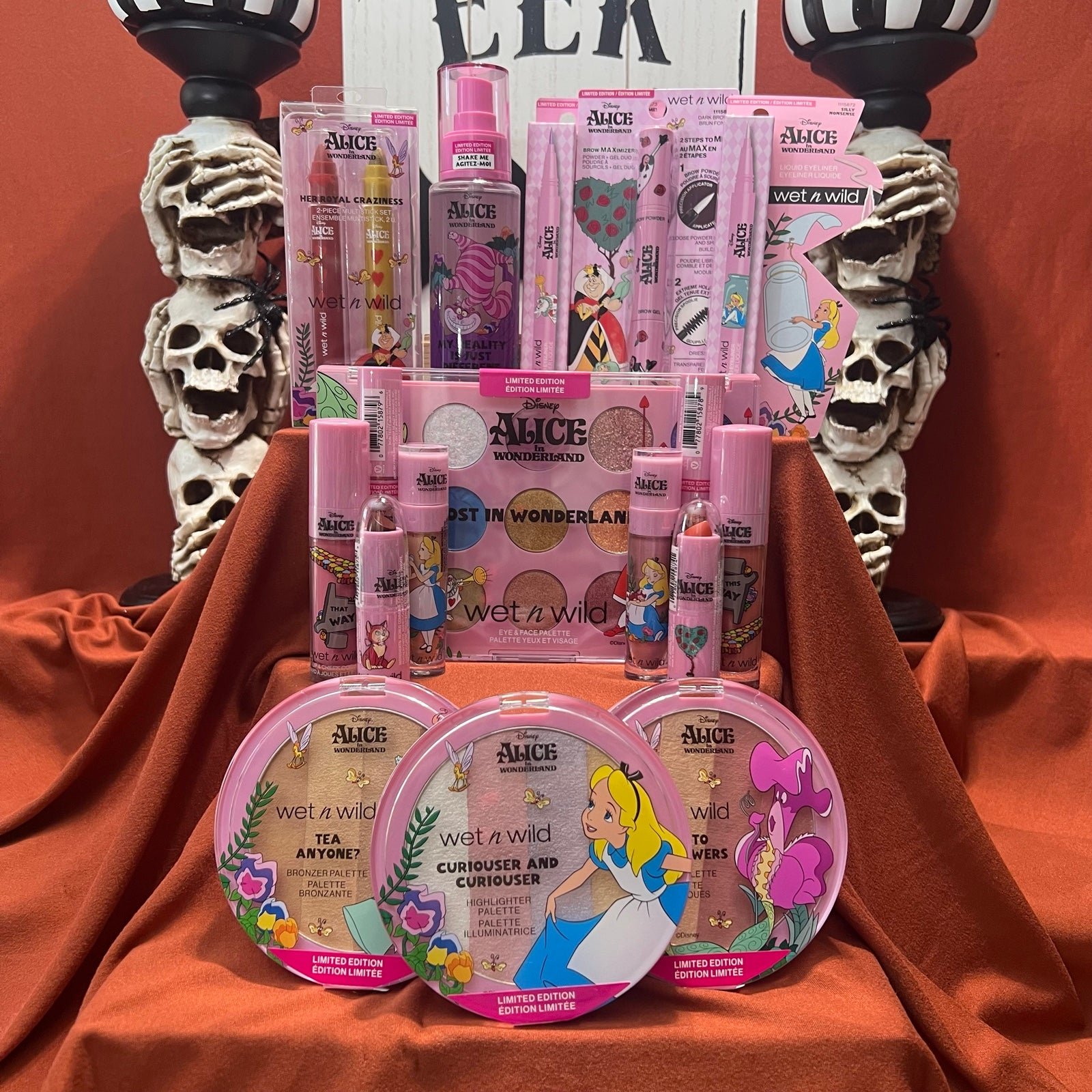 Wet N Wild Limited Edition Alice In Wonderland 18 Piece Makeup Bundle