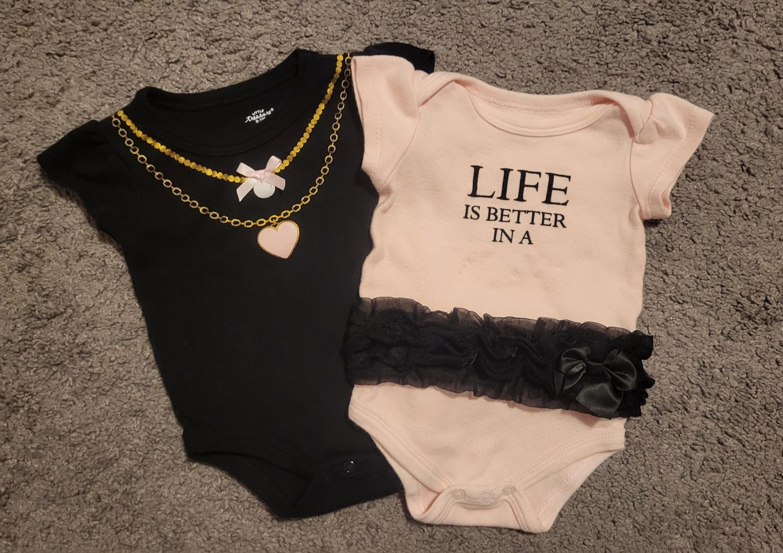 Baby Girl Onesies Tutu 0-3 Months Size