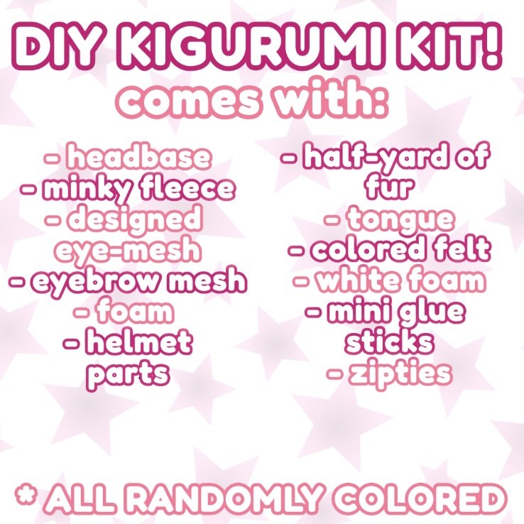 DIY Kigurumi/Fursuit Kit !