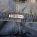 Jean overalls with pockets and hand painted daisies distressed look. Says 3x bu