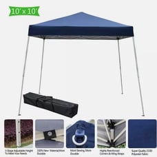 10'x10' Pop UP Canopy Tent Wedding Party Folding Gazebo Heavy Duty W/ Carry Bag