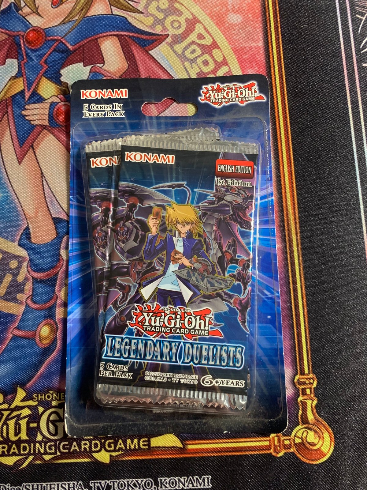 Yugioh legendary duelist blister pack 1st Ed sealed