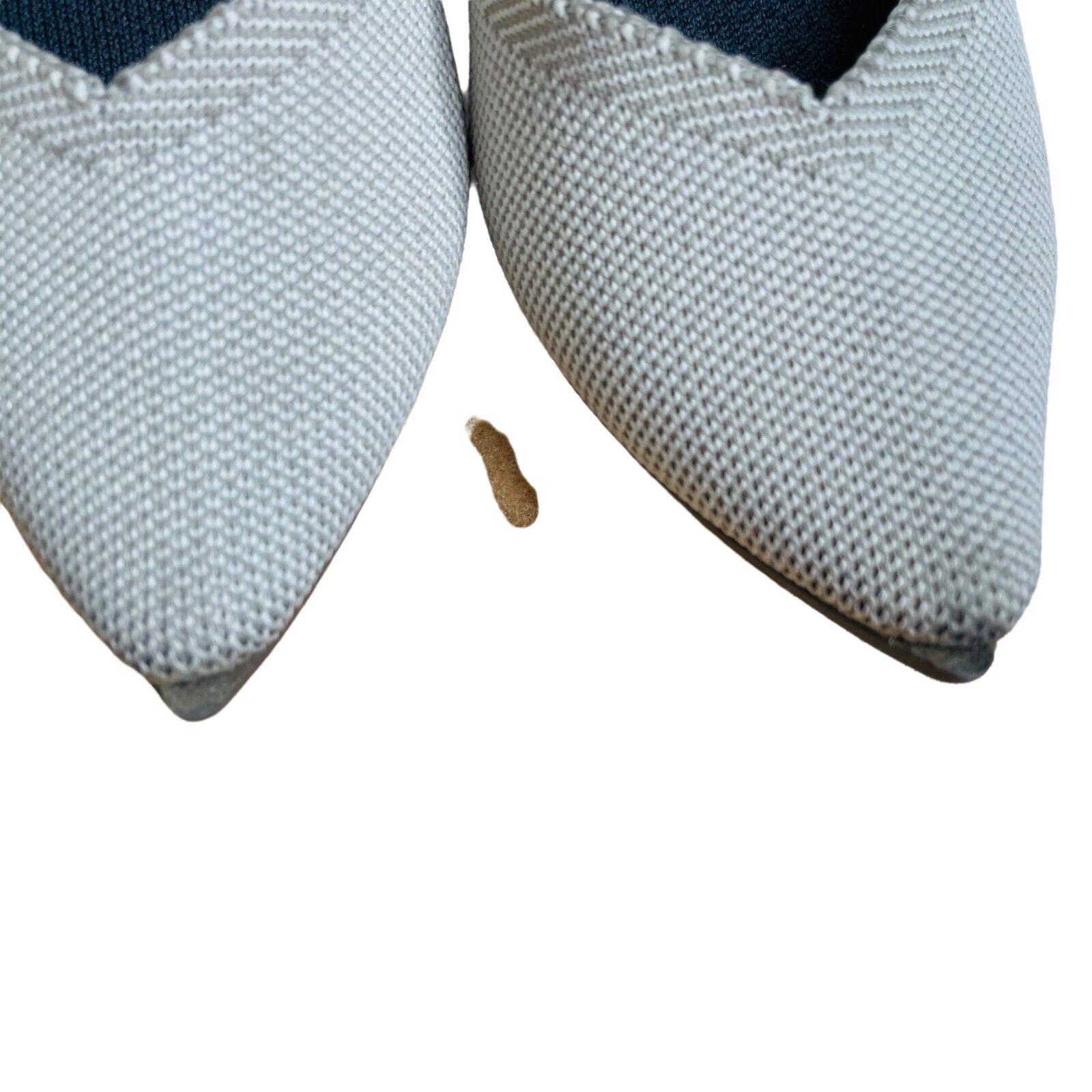 Rothys The Point Grey Flat Shoes Size 5 Womens - detail