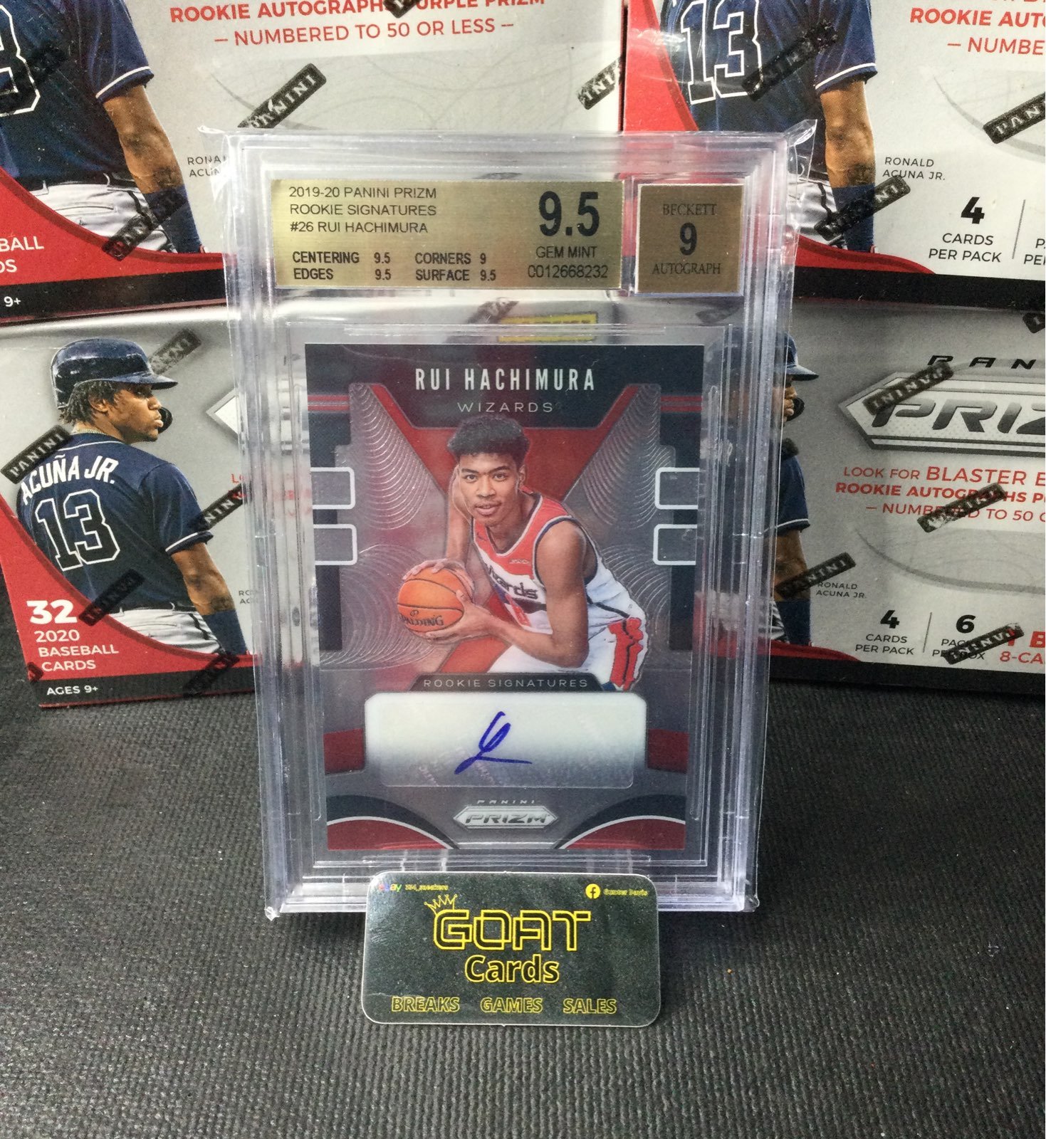 Rui Hachimura Rookie Signature Beckett
