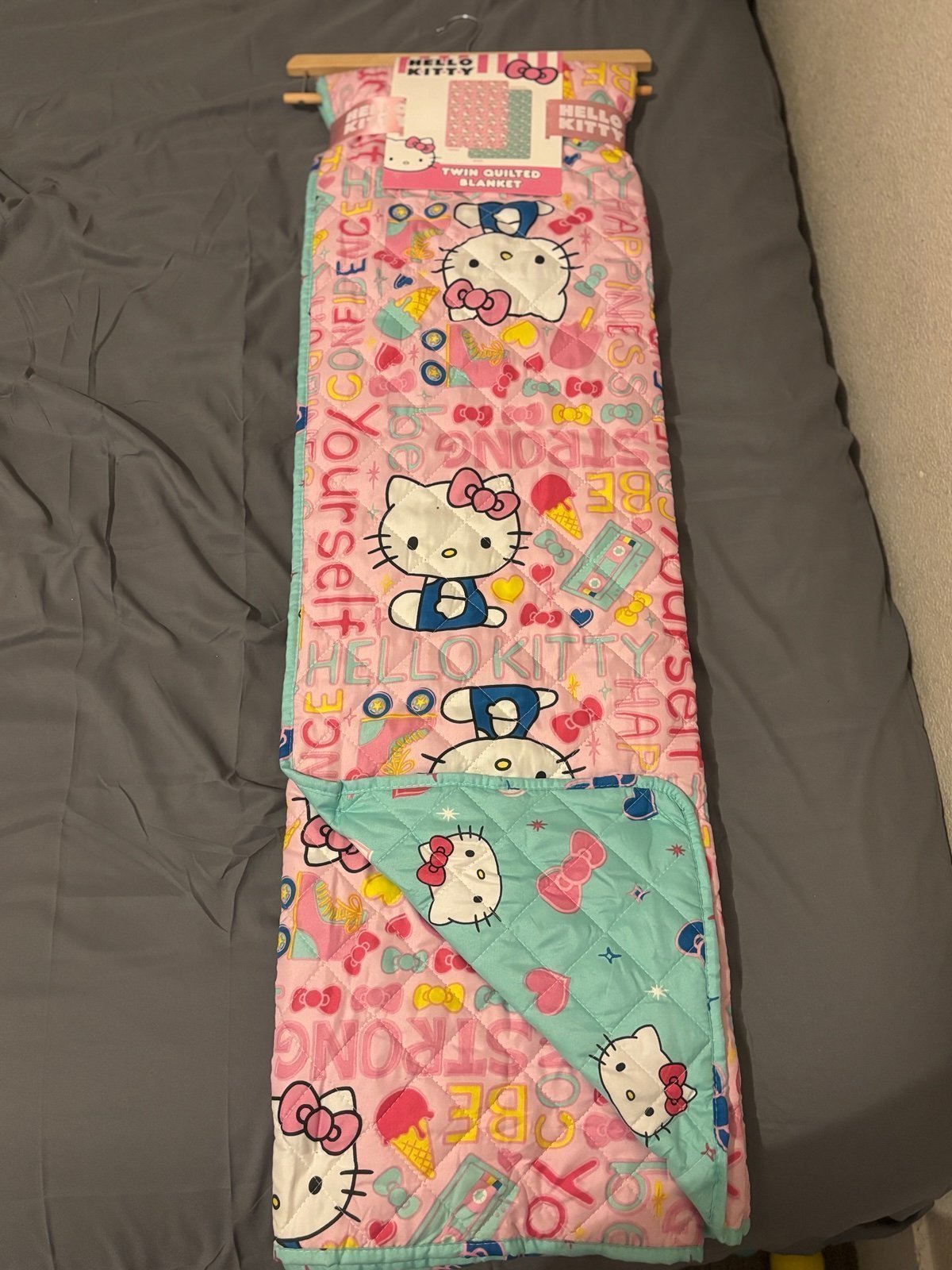 Hello Kitty quilted blanket