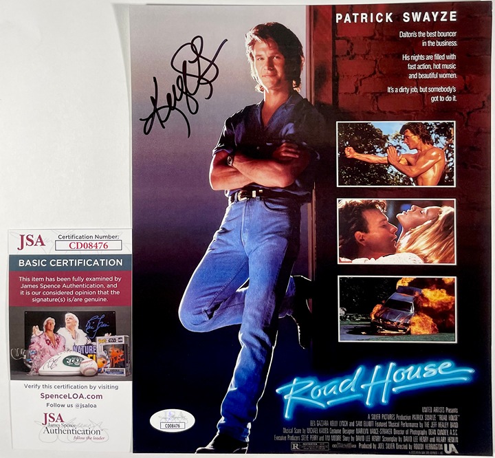 Kelly Lynch Signed Road House 8x10 Mini Movie Poster Photo Autograph JSA COA