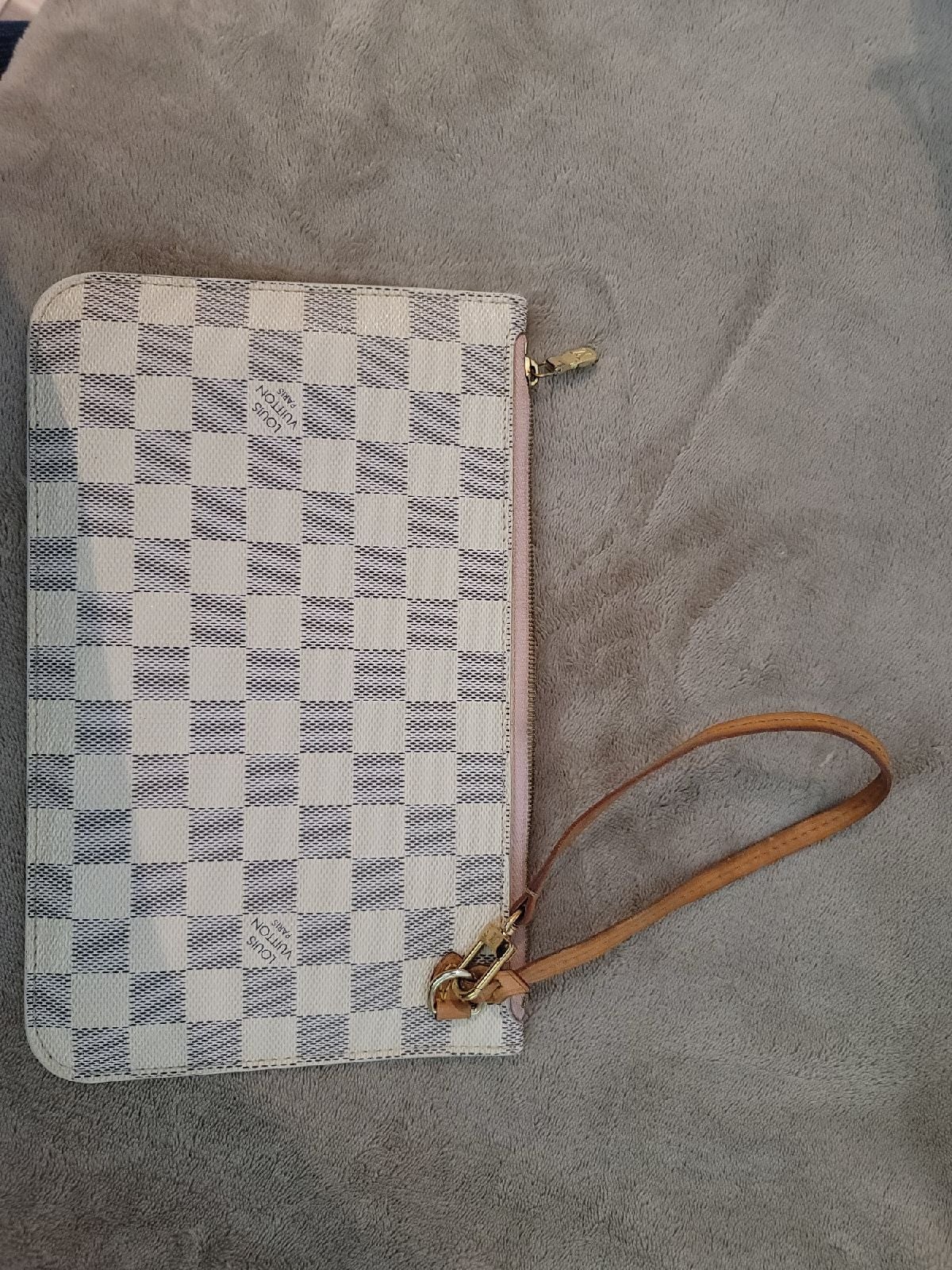 ****SOLD****Louis Vuitton Damier Azur zipper pouch