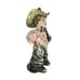 Vintage Italy Cowboy Ceramic Figurine Winking Holding Pipe Hand Painted