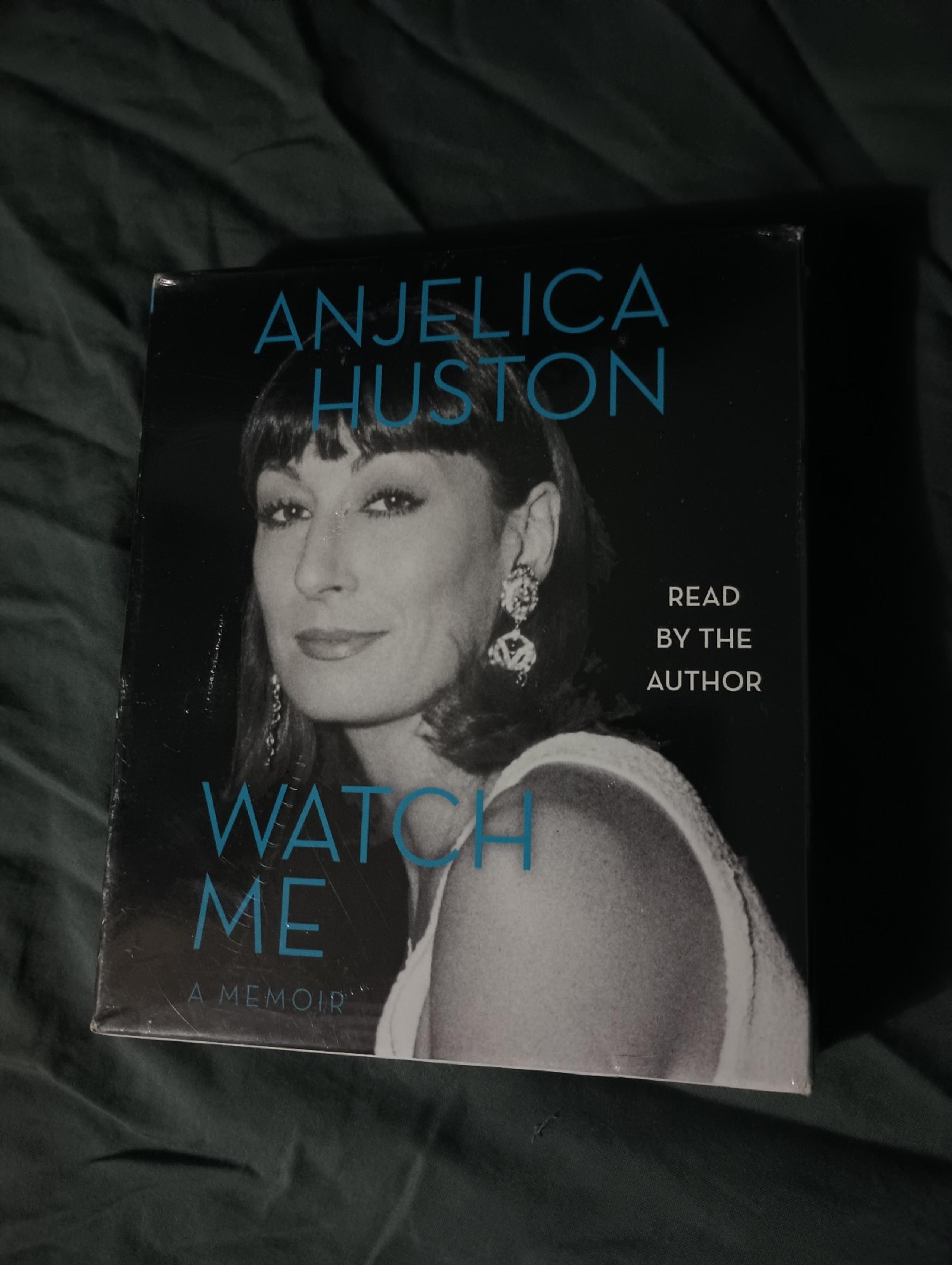 Anjelica Huston Audiobook Watch Me New CD Set NIP A Memoir