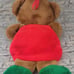 Christmas North American Ginger Bear Stocking Stuffed Animal 19 Plush Bag 1988