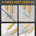Plastic Welder Hot Stapler Tool Kit 110V Plastic Welding Gun w/400pcs Staples