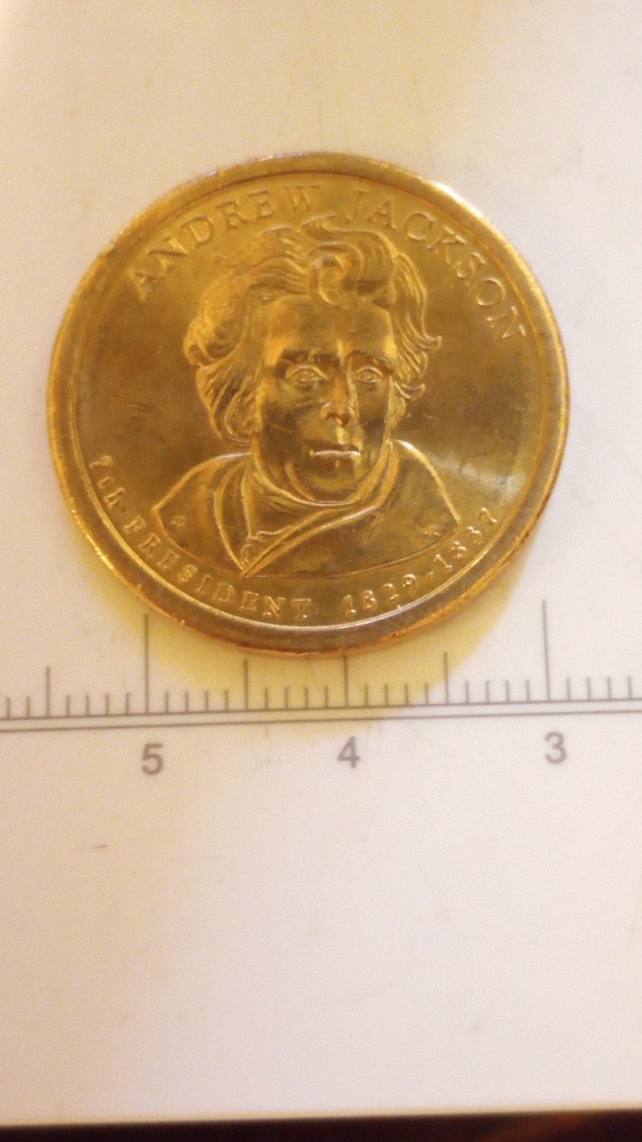 2007 P Andrew Jackson 7th president position b