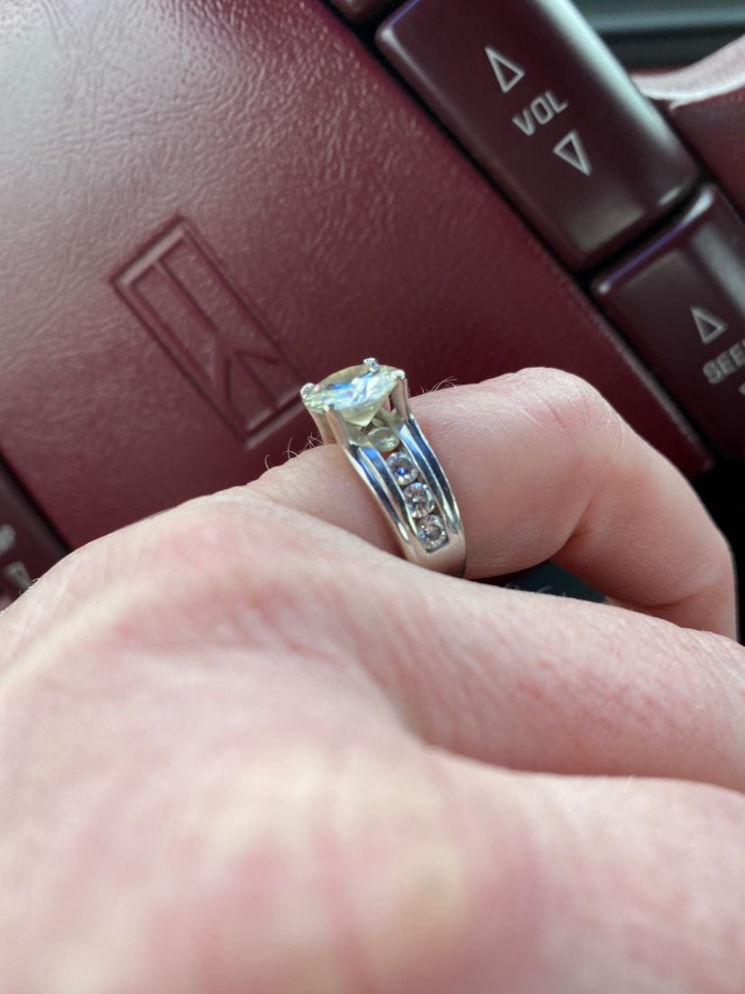 4 ct total weight engagement ring
