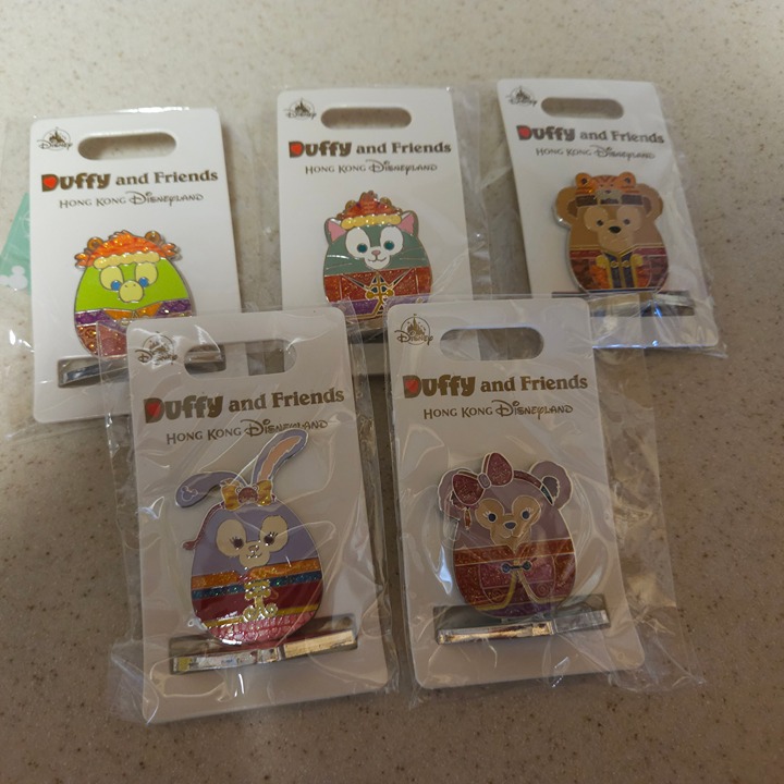 HKDL - Duffy and Friends - 3D Egg Easter - 5 PINS