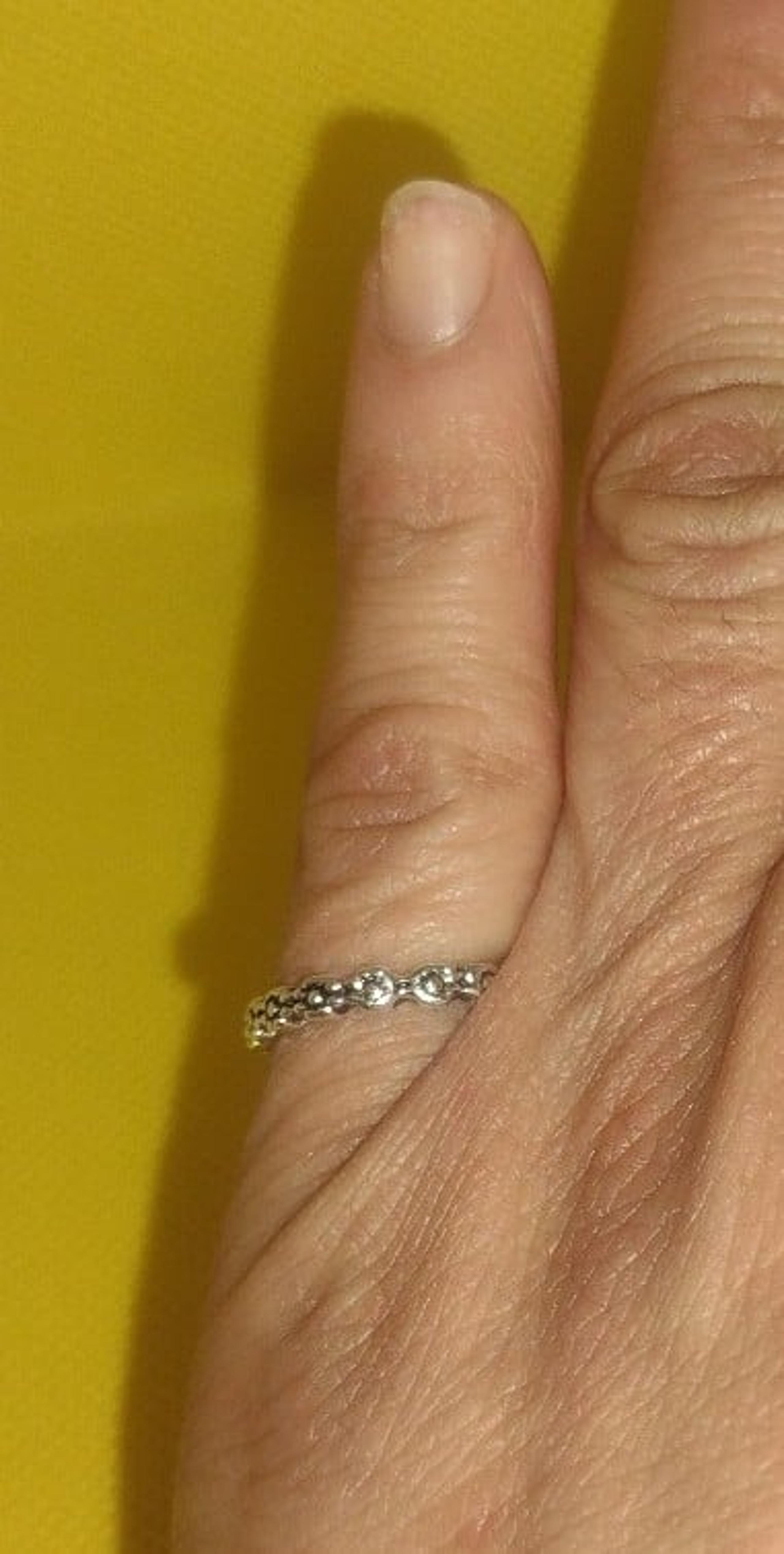 2/$10 Silver Tone Flower Stacking Ring